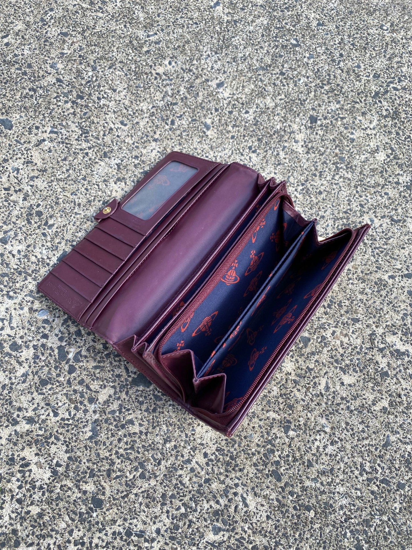 * Vivienne Westwood Bi Fold/ Zip Orb Wallet