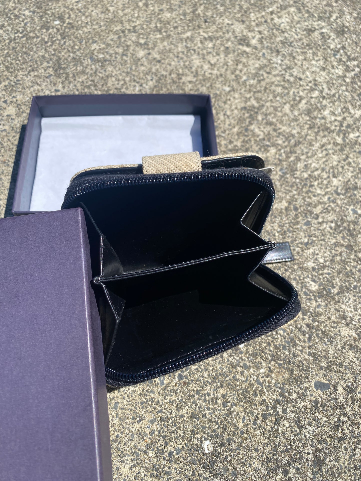 Prada Bi Fold Coin Wallet