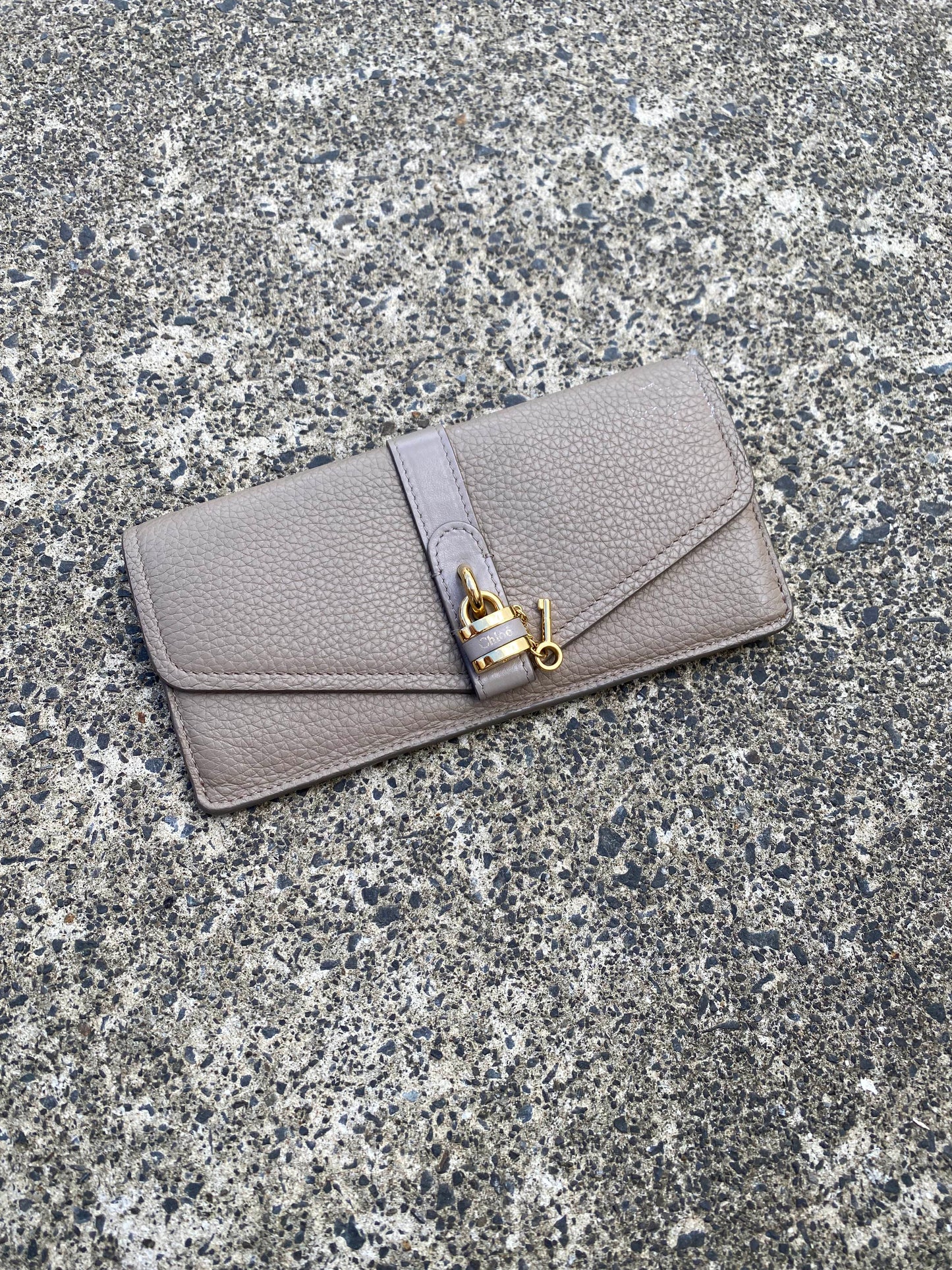 Chloe Paddington Grey Long Wallet