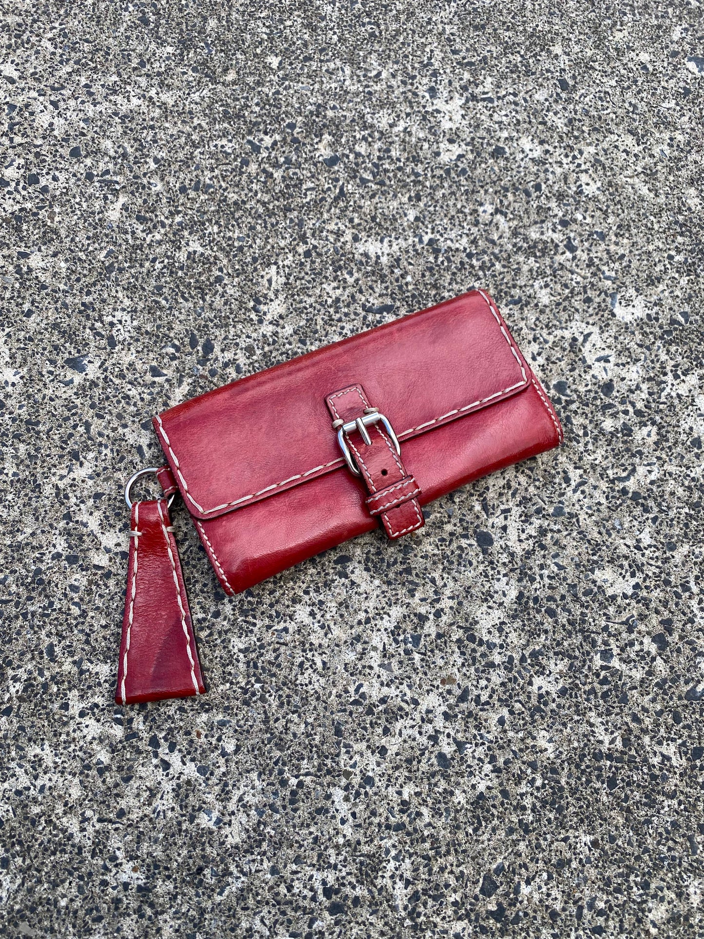 Chloe Red Cactus Style Long Wallet