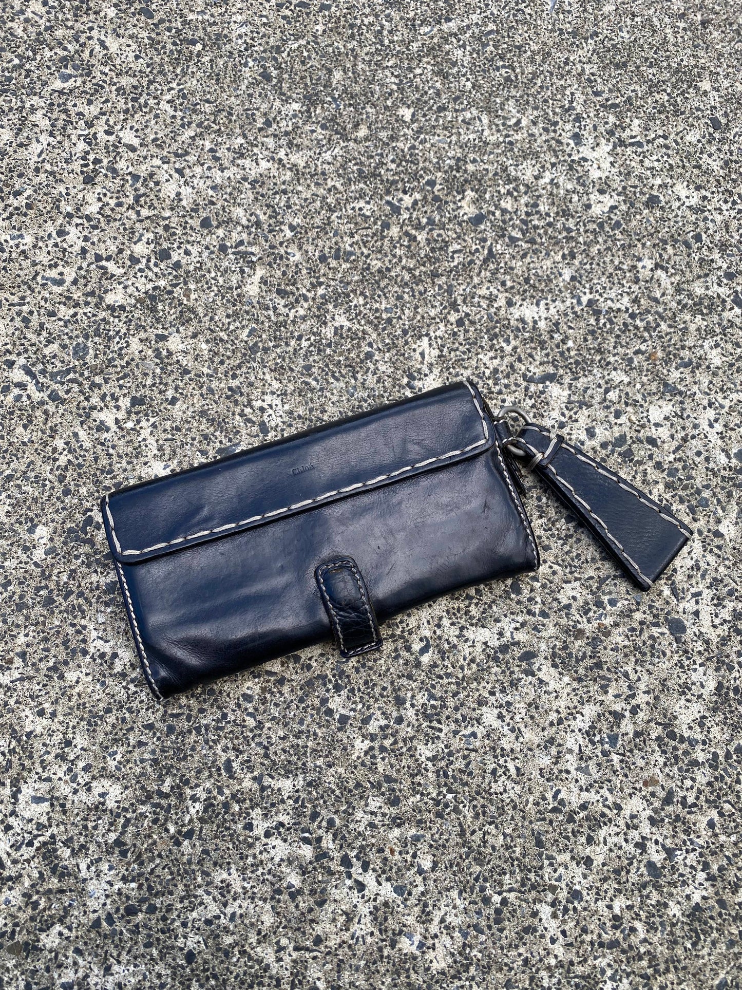 Chloe Black Cactus Style Long Wallet
