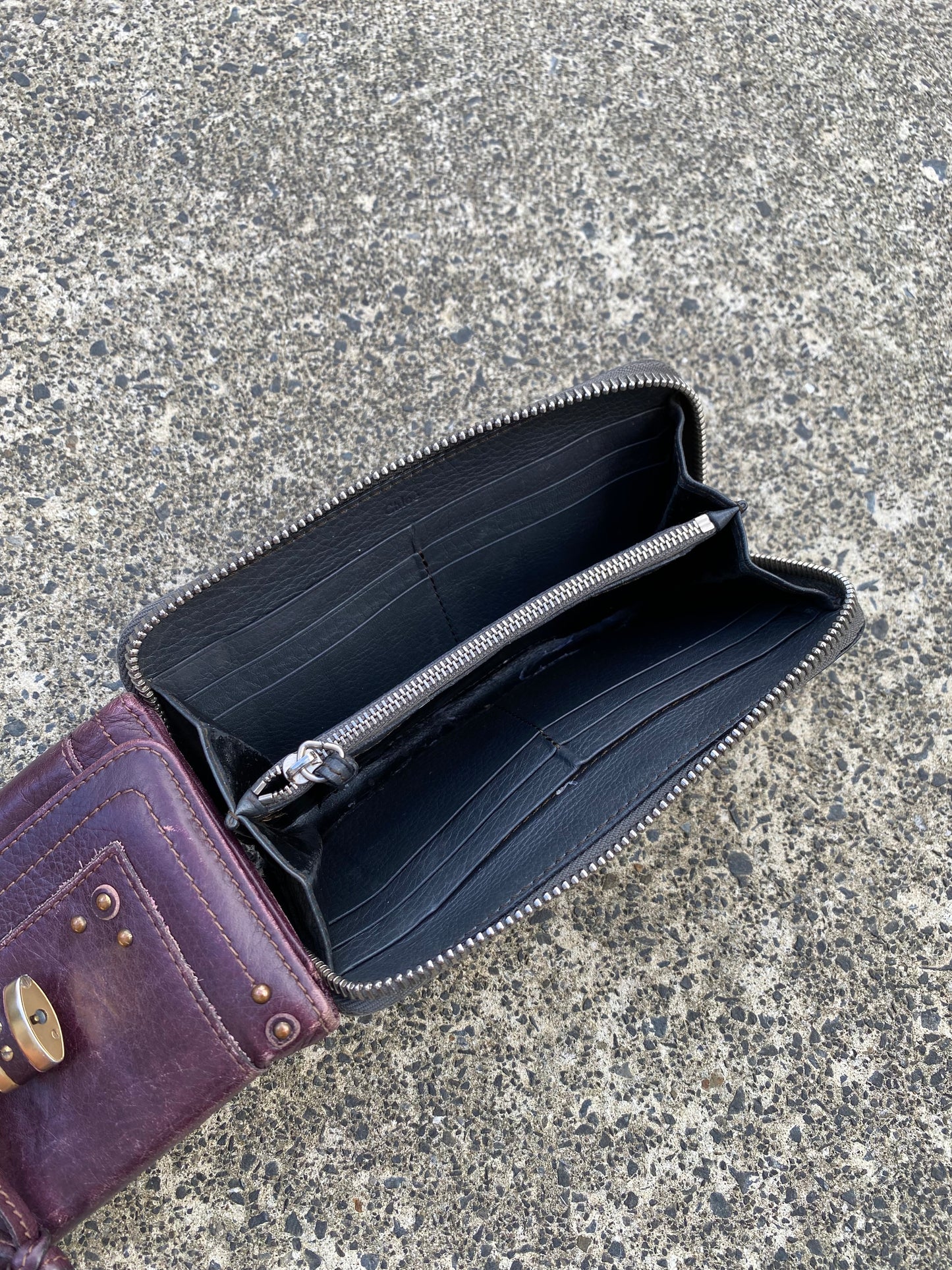 Chloe Paddington Dark Blue Long Wallet