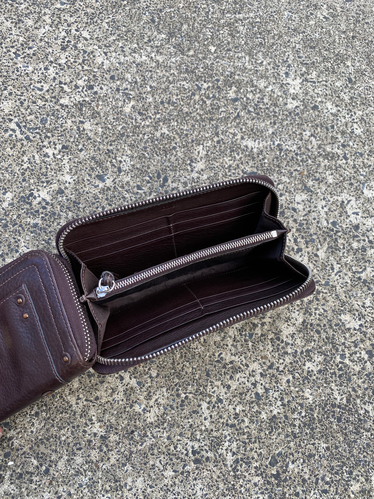 Chloe Paddington Brown Leather Long Wallet