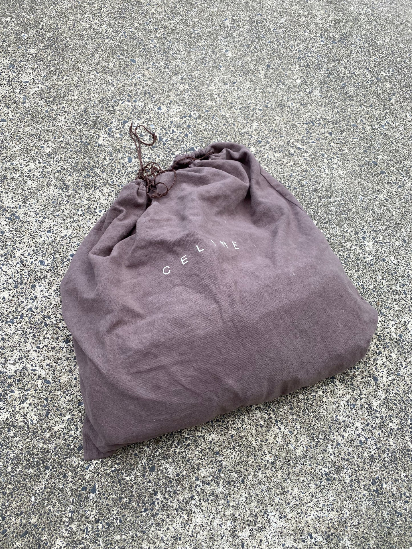 Celine Lily Boston Bag Blue Macadam Total Pattern