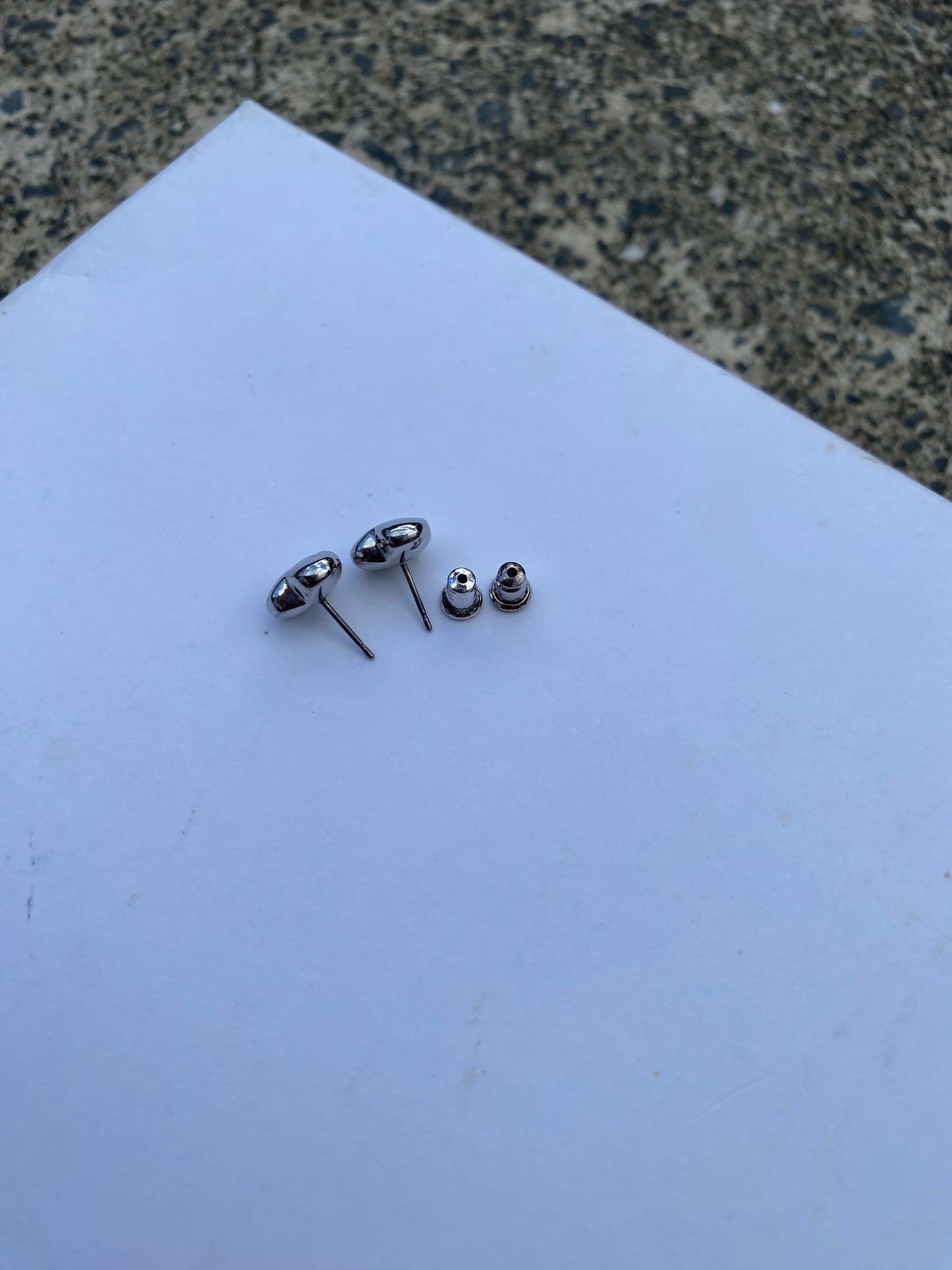 Vivienne Westwood Retro Orb Heart Stud Earrings