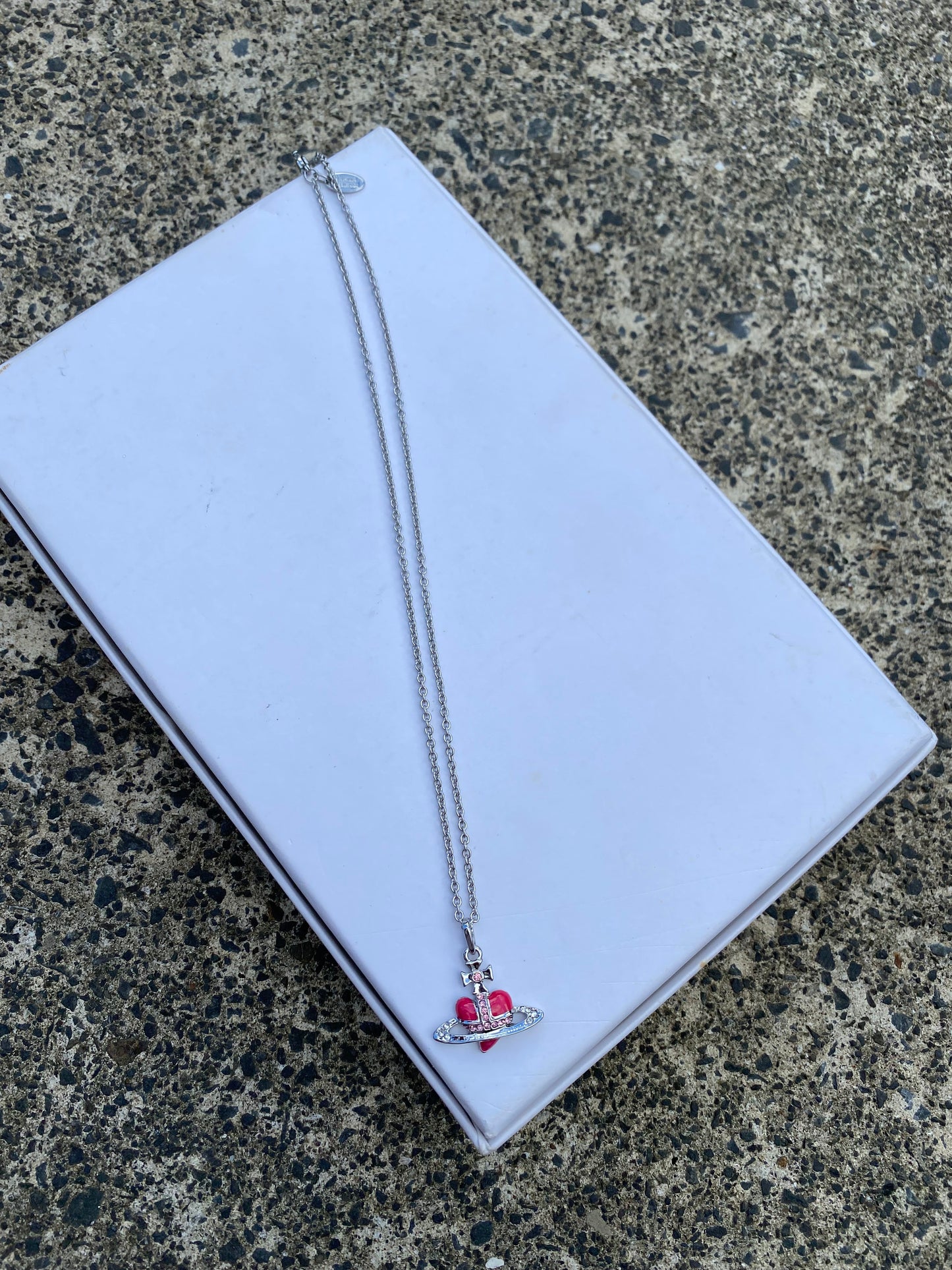 Vivienne Westwood Red Heart Chain