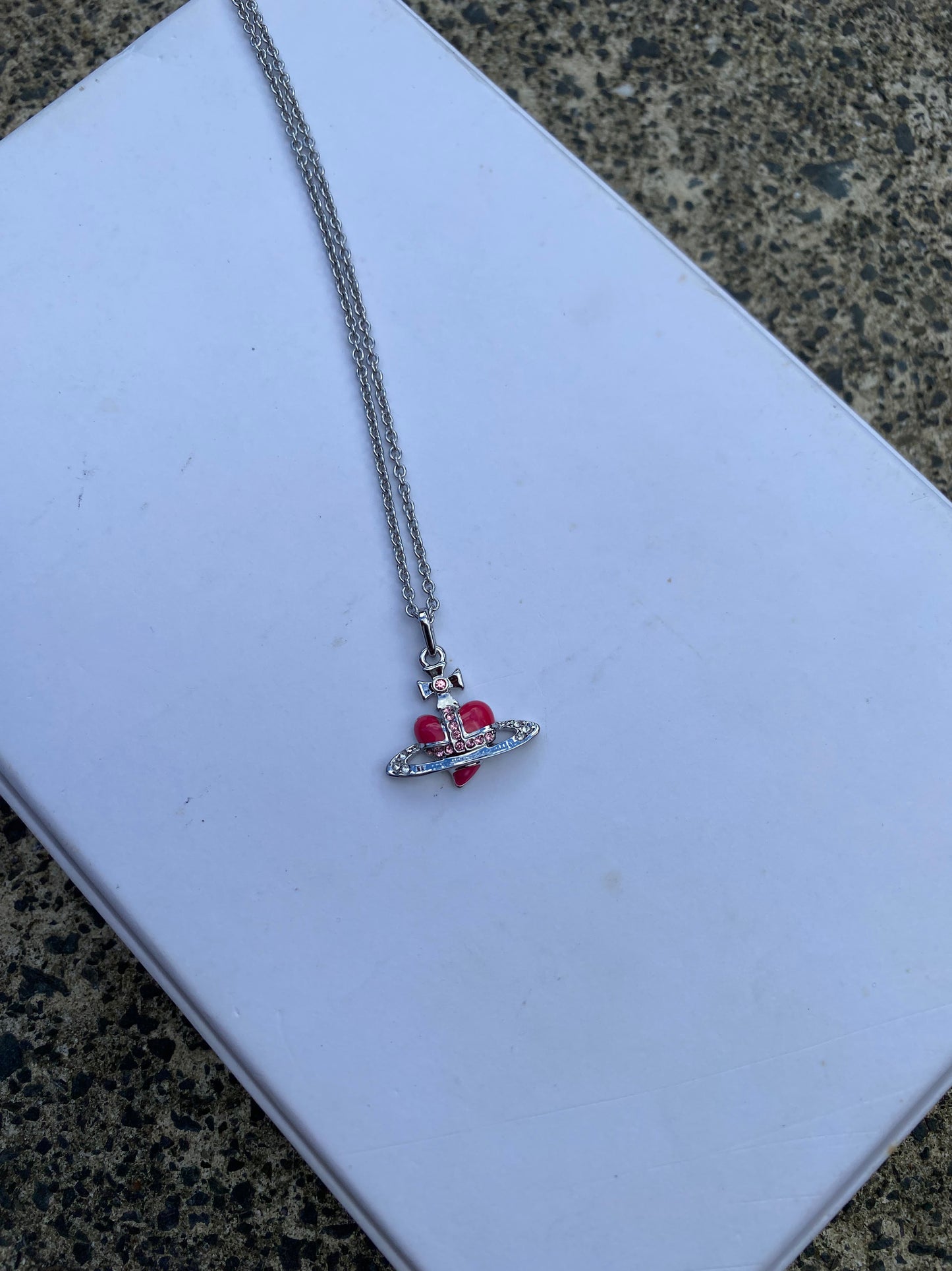 Vivienne Westwood Red Heart Chain