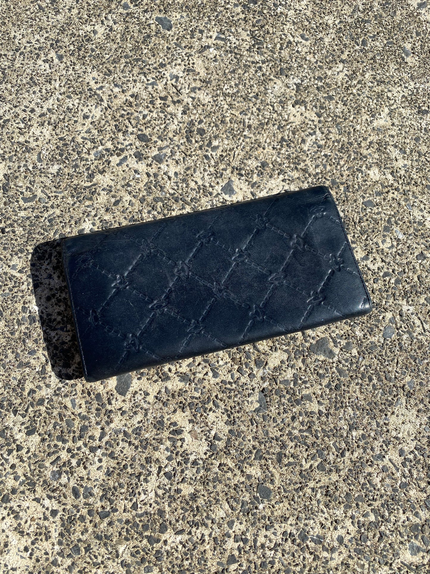 Vivienne Westwood Checkered Black Wallet
