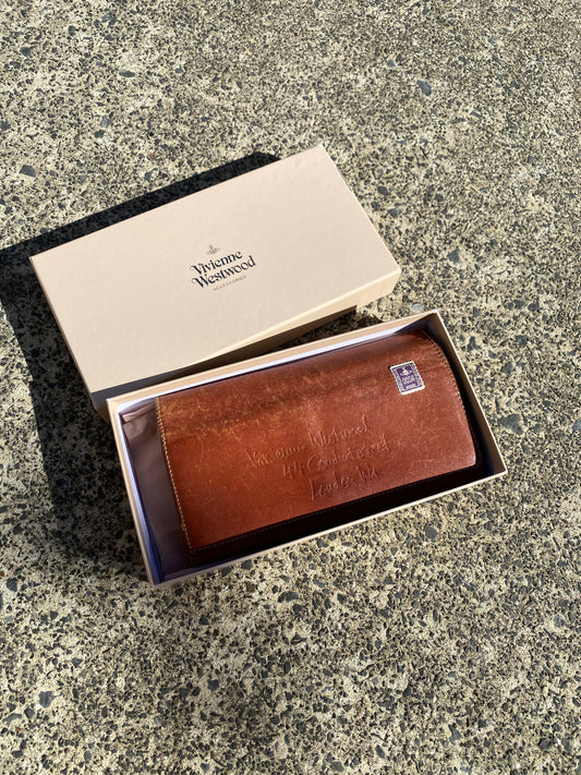 Vivienne Westwood Post Leather Wallet ( Rare )