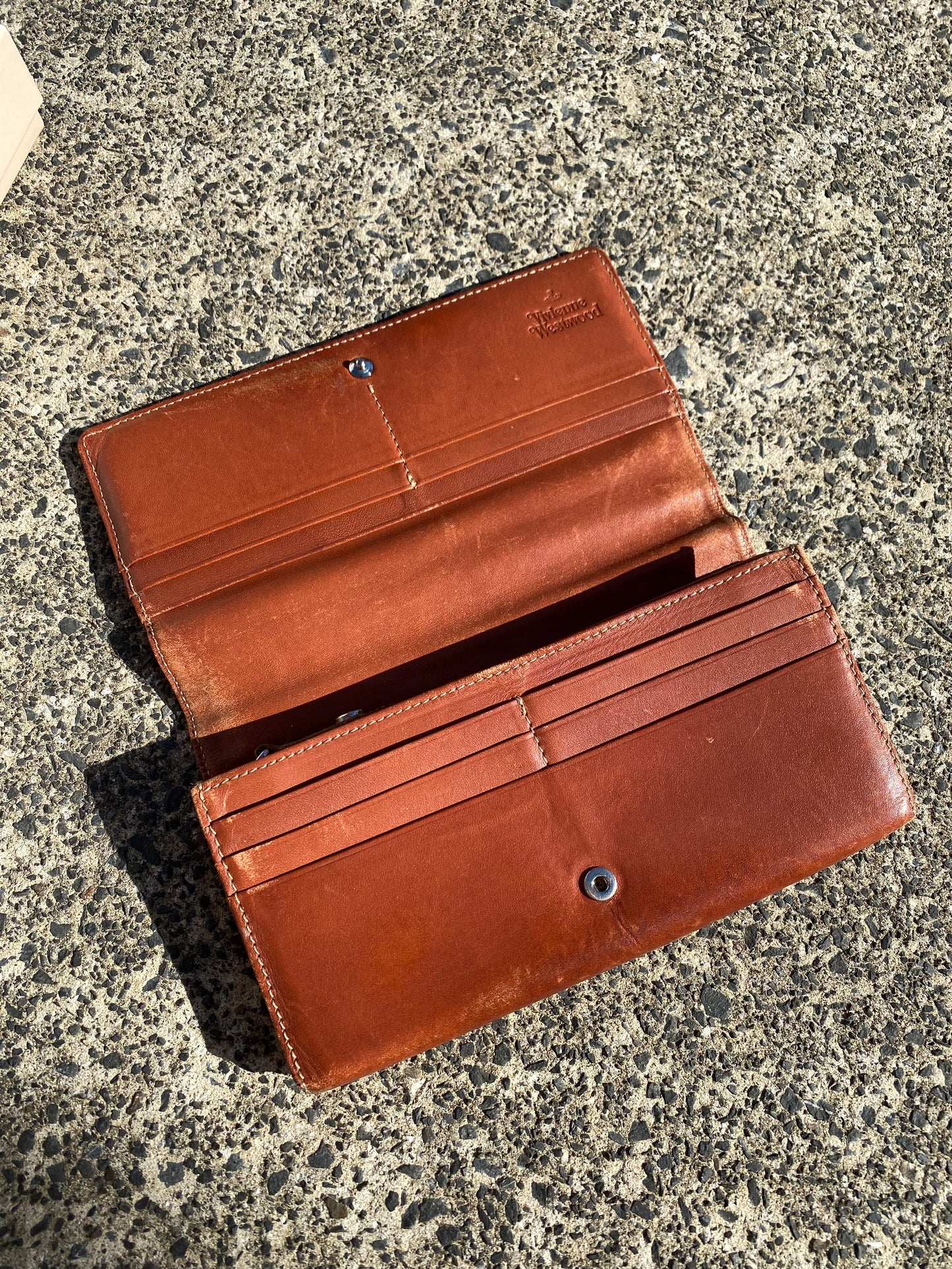 Vivienne Westwood Post Leather Wallet ( Rare )