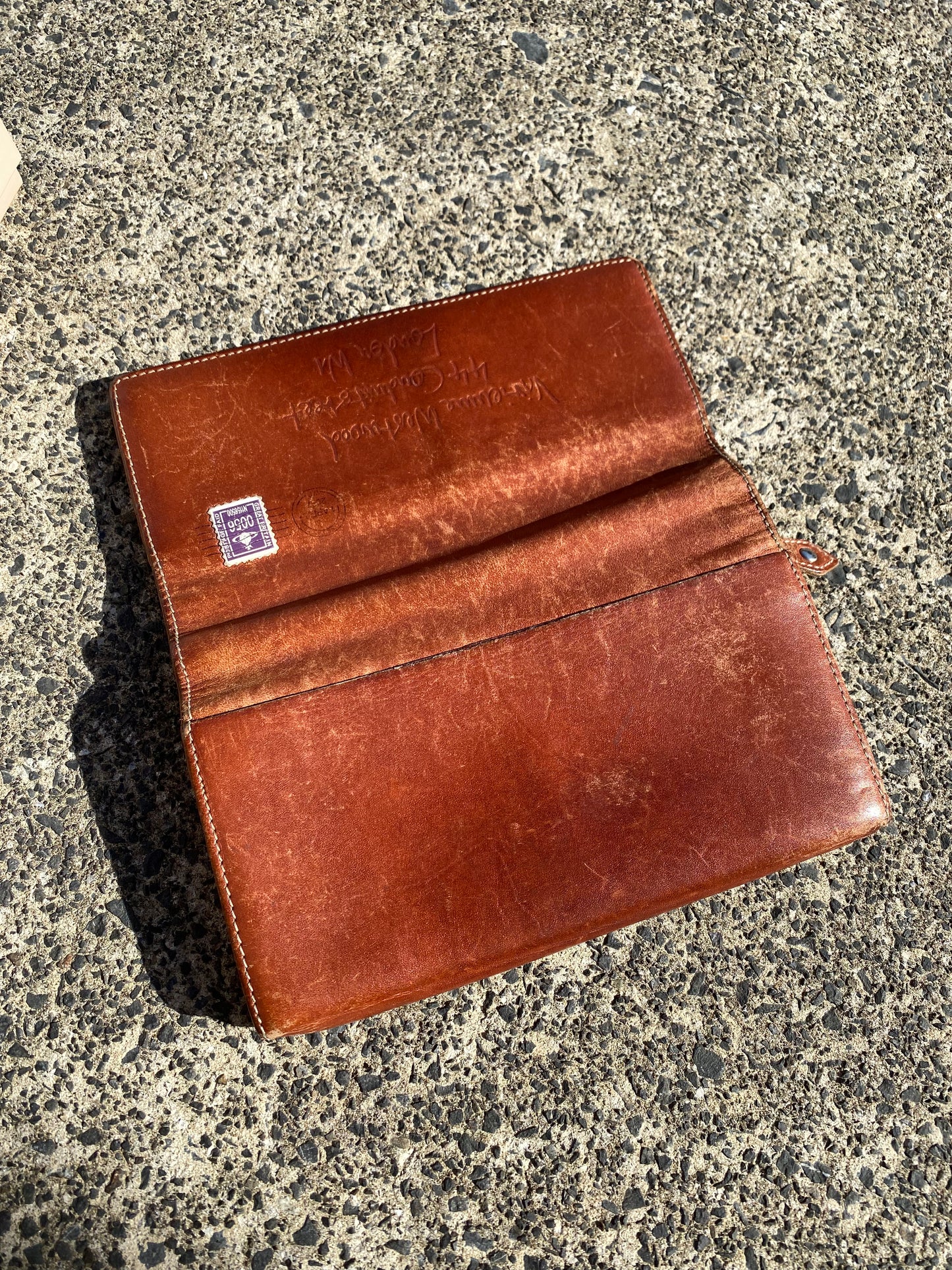Vivienne Westwood Post Leather Wallet ( Rare )