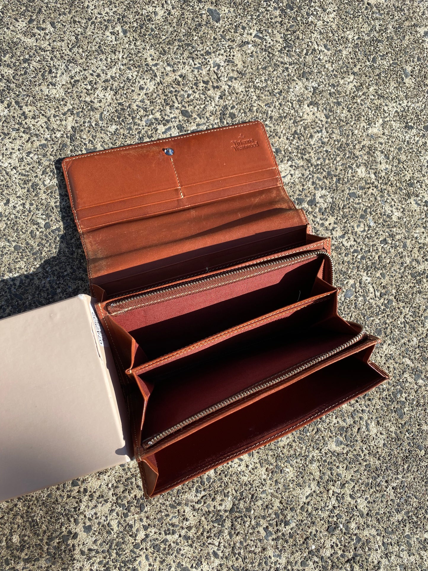 Vivienne Westwood Post Leather Wallet ( Rare )