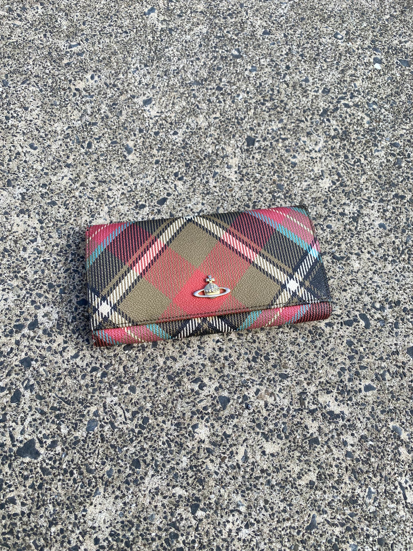 * Vivienne Westwood Bi Fold Multi Coloured Wallet