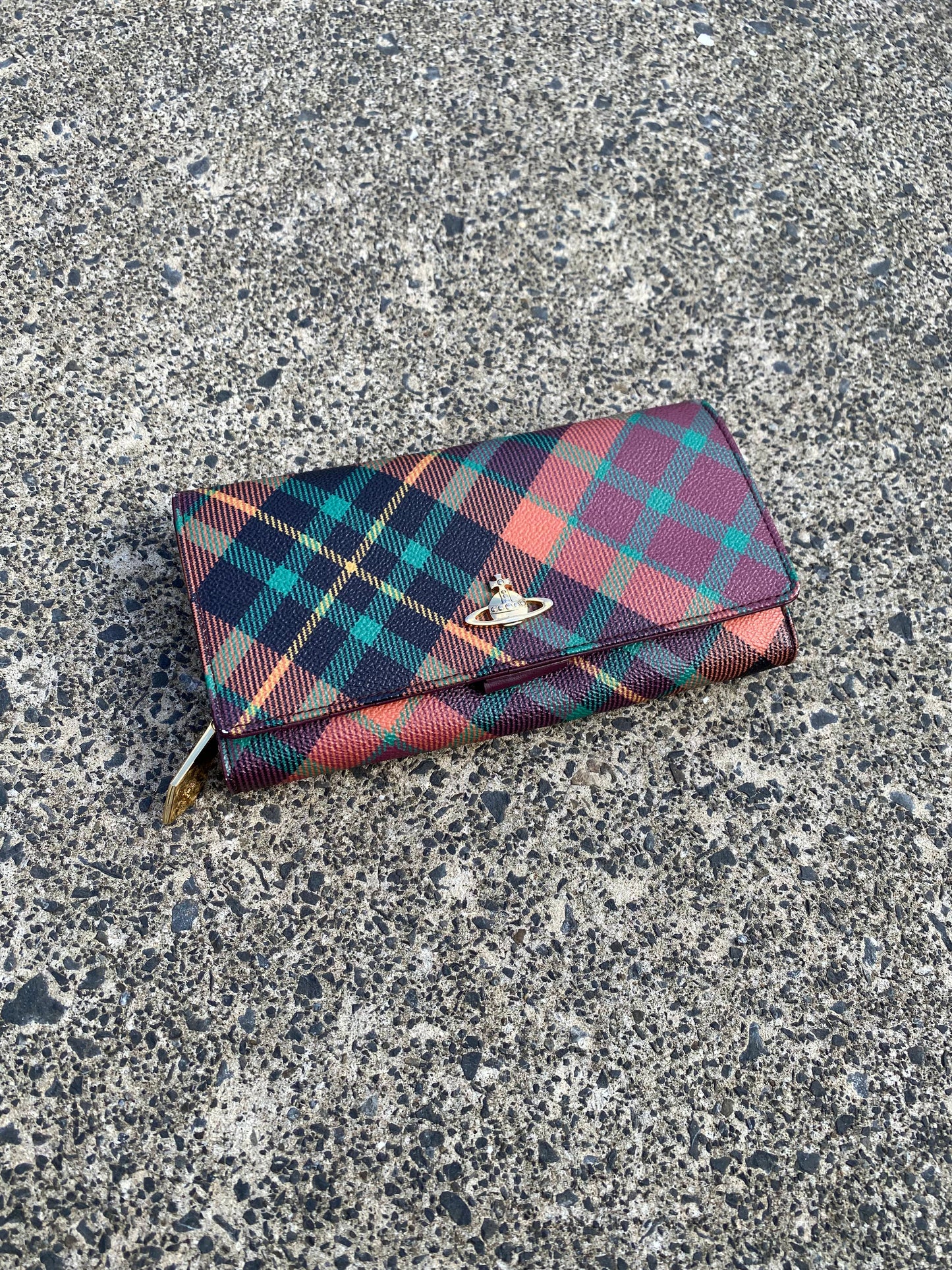 * Vivienne Westwood Bi Fold/ Zip Orb Wallet