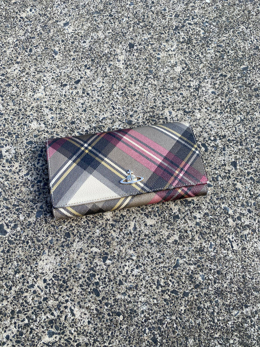 * Vivienne Westwood Tartan Orb Wallet