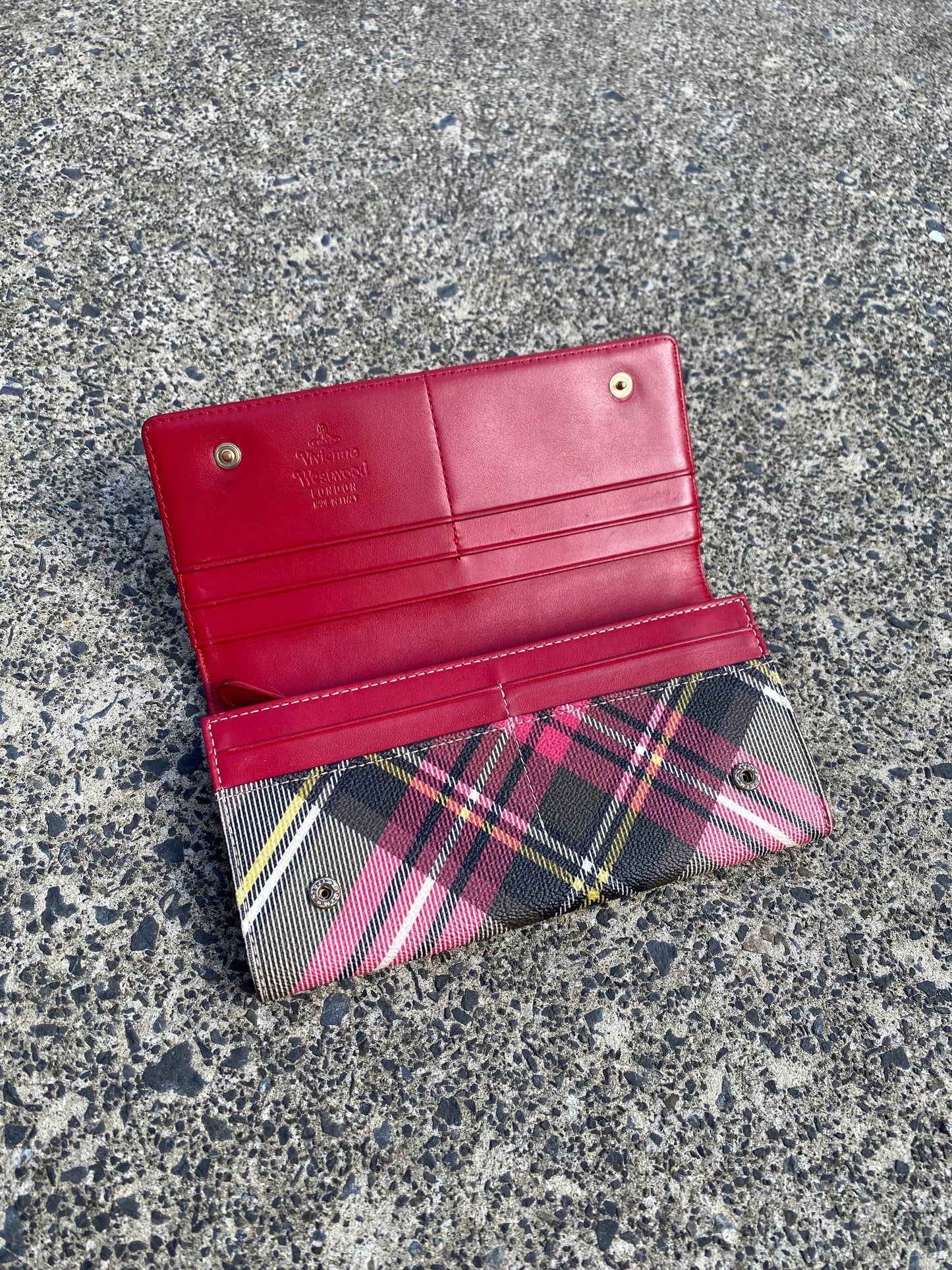 * Vivienne Westwood Multi Coloured Bi Fold Wallet