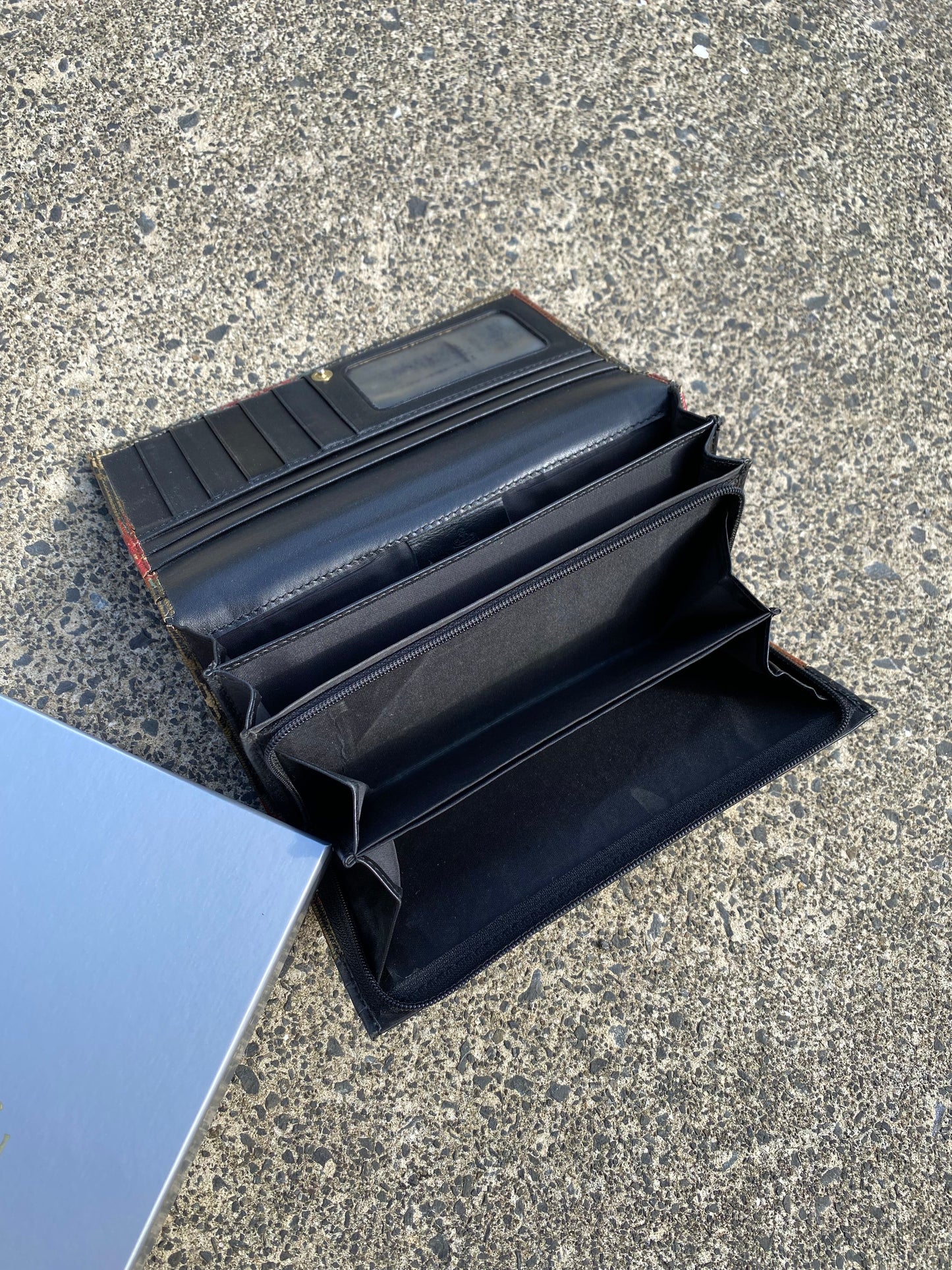 * Vivienne Westwood Lizard Green Tartan Wallet