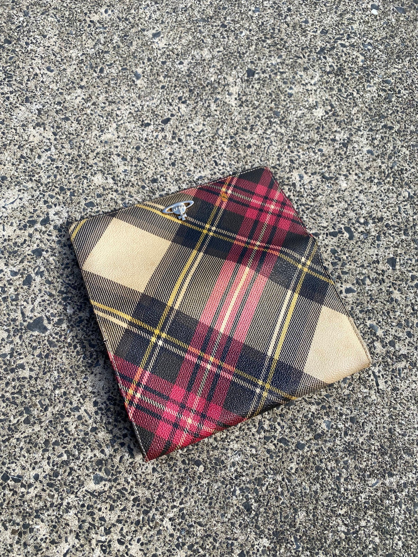 * Vivienne Westwood Tartan Style Orb Wallet