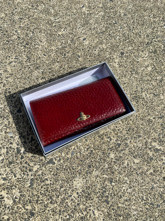 * Vivienne Westwood Red Wine Bubble Orb Wallet