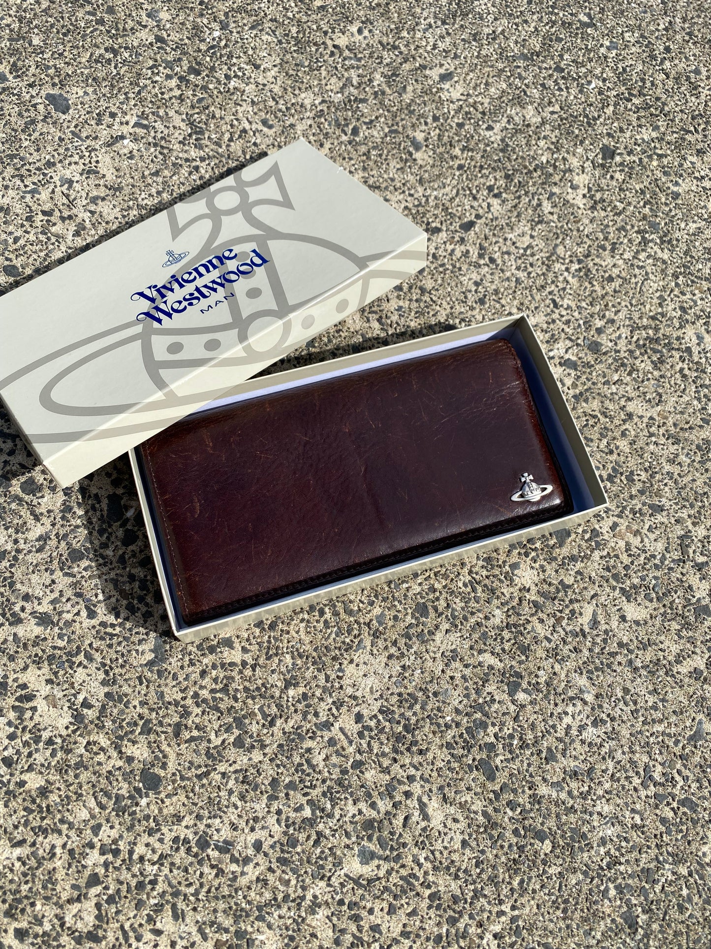 * Vivienne Westwood Brown Orb Wallet