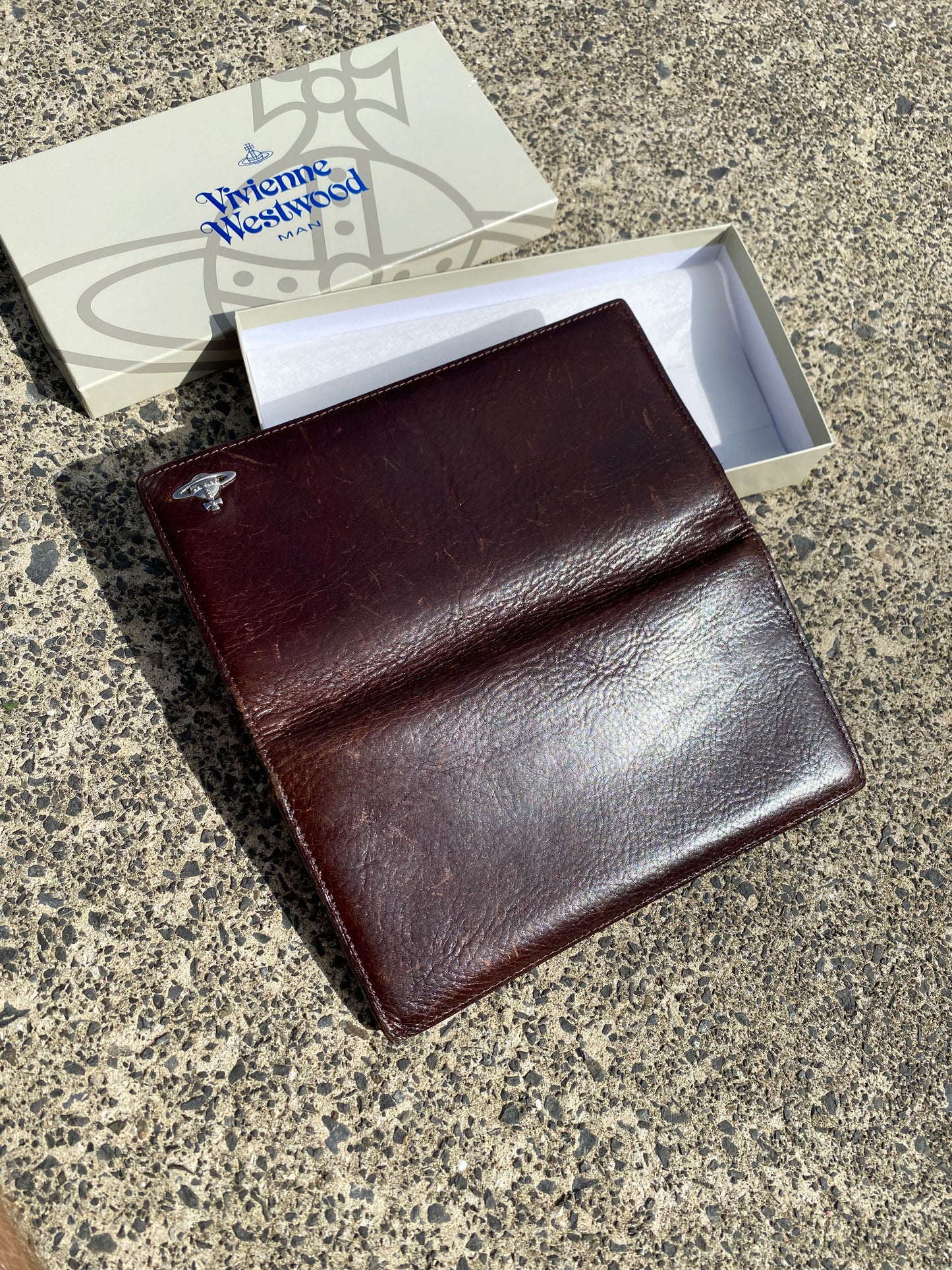 * Vivienne Westwood Brown Orb Wallet