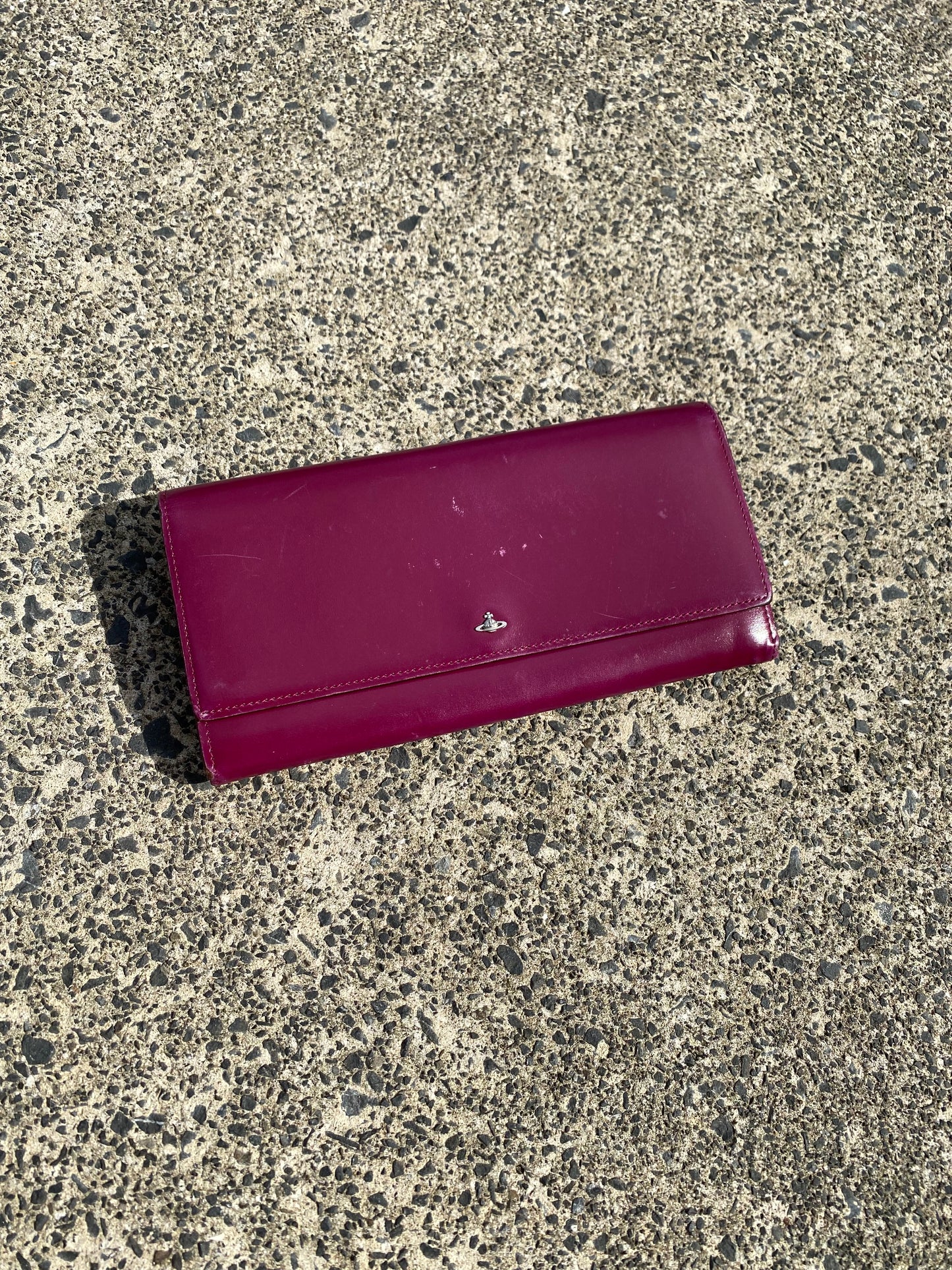 * Vivienne Westwood Small Orb Purple Wallet