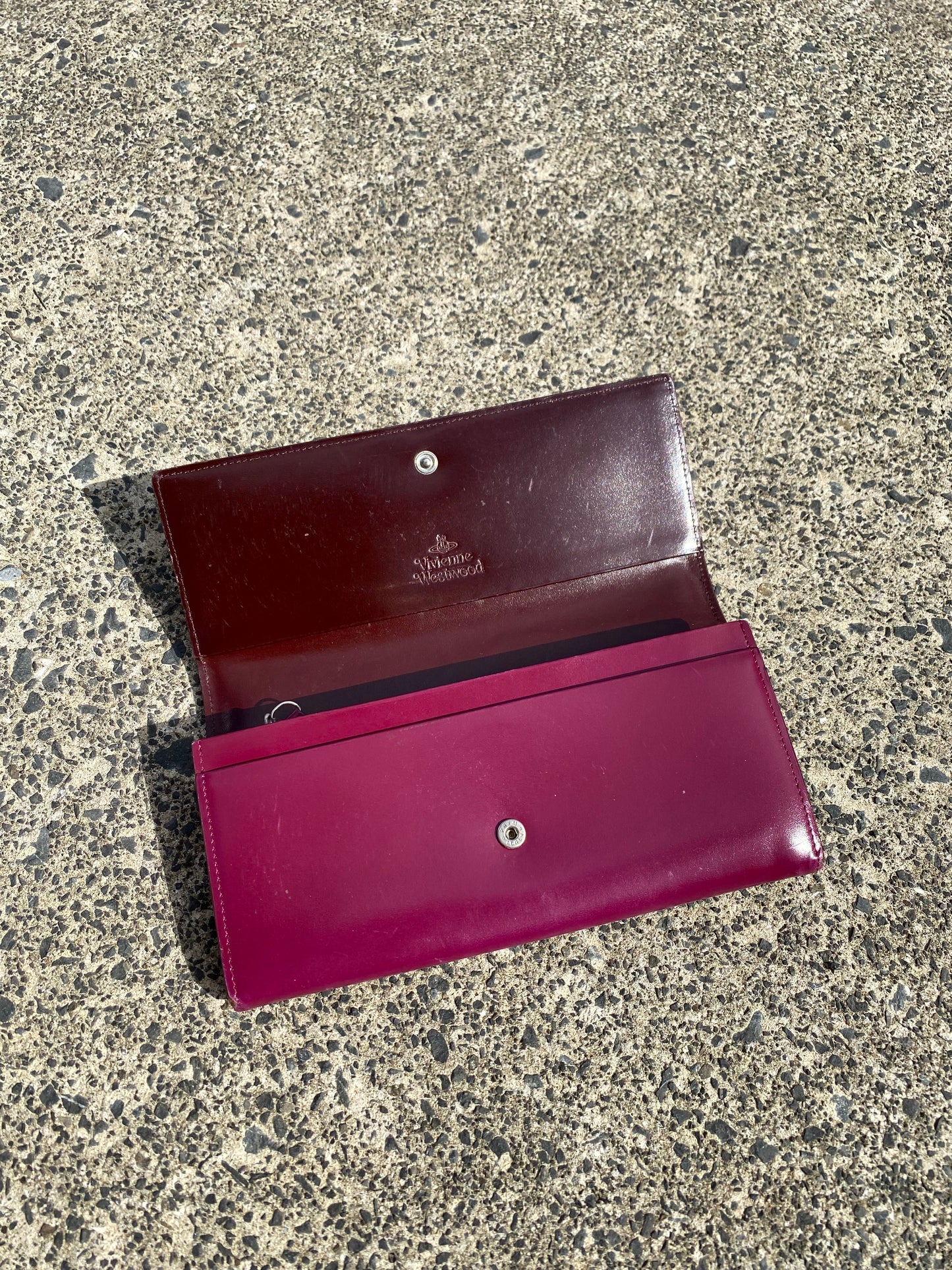 * Vivienne Westwood Small Orb Purple Wallet