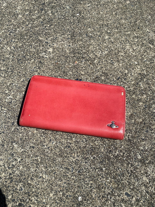 Vivienne Westwood Slim Red Wallet