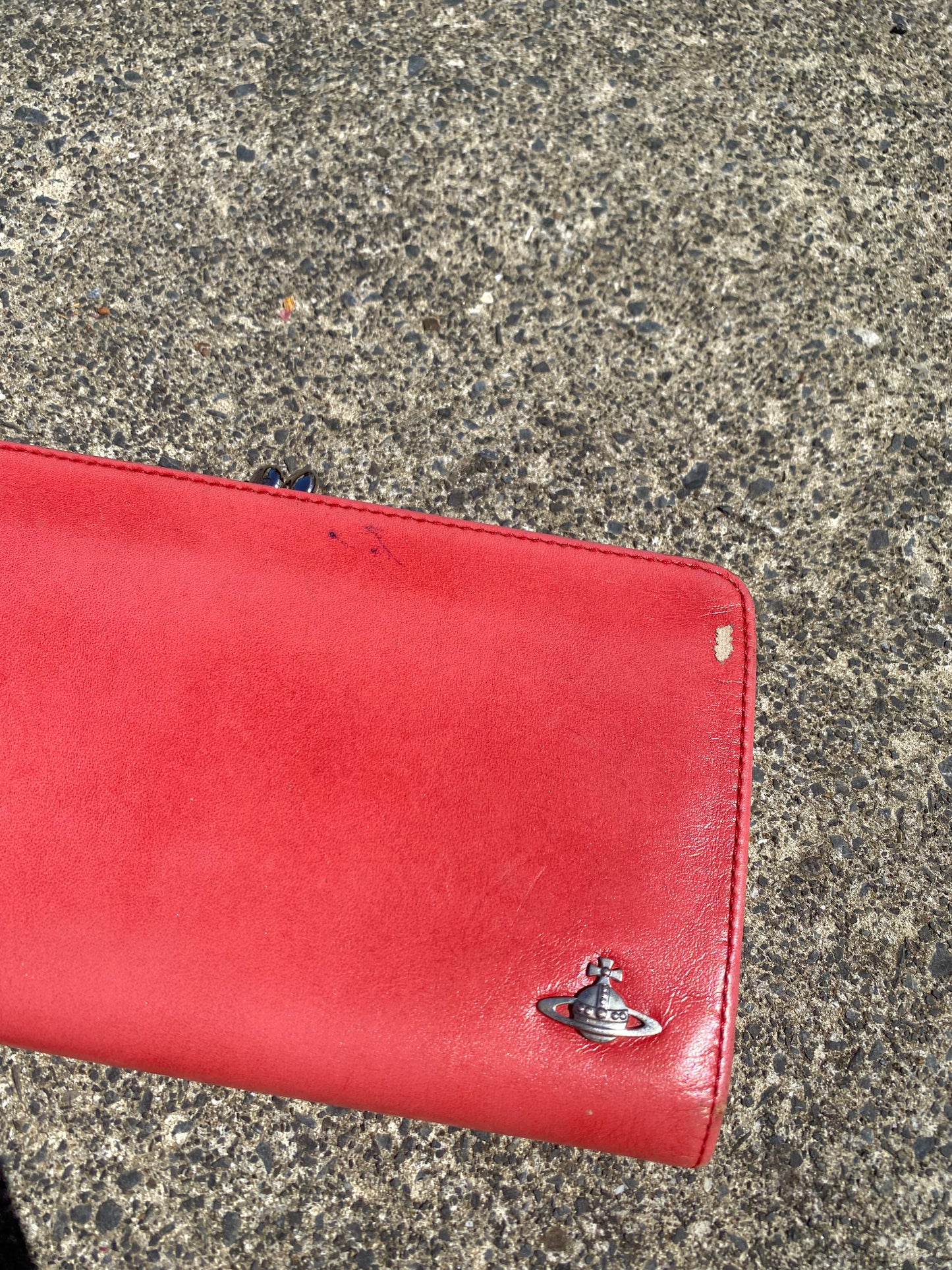 Vivienne Westwood Slim Red Wallet