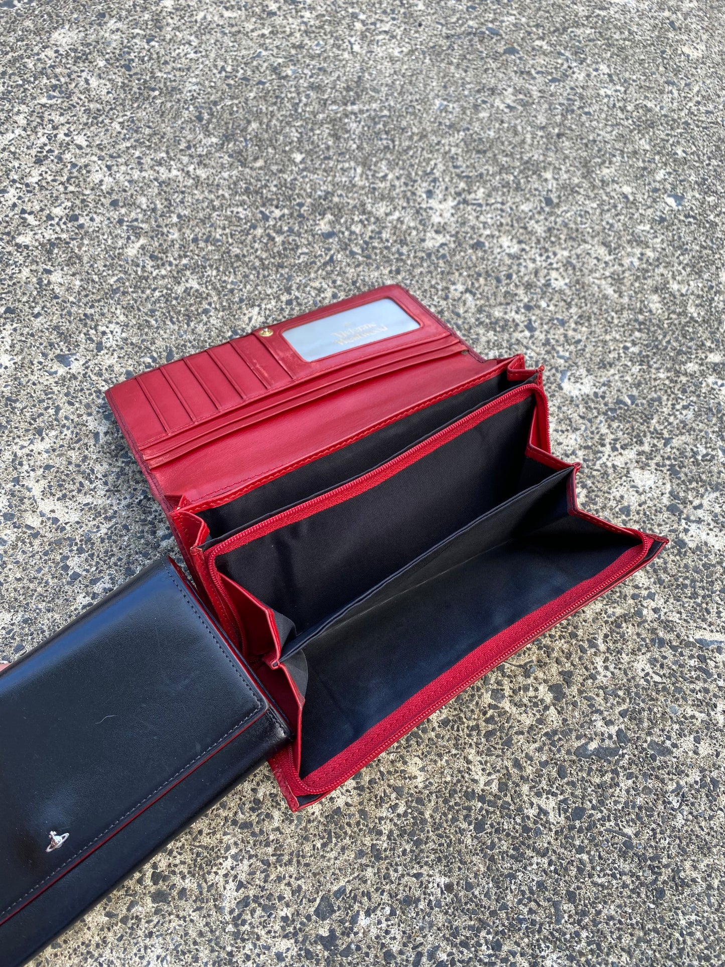 Vivienne Westwood Tartan Long Bi Fold Wallet