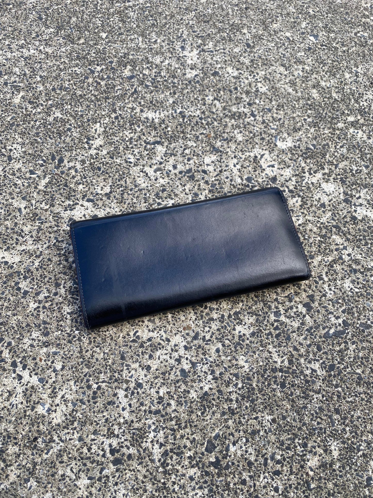 Vivienne Westwood Black Bi Fold Long Wallet