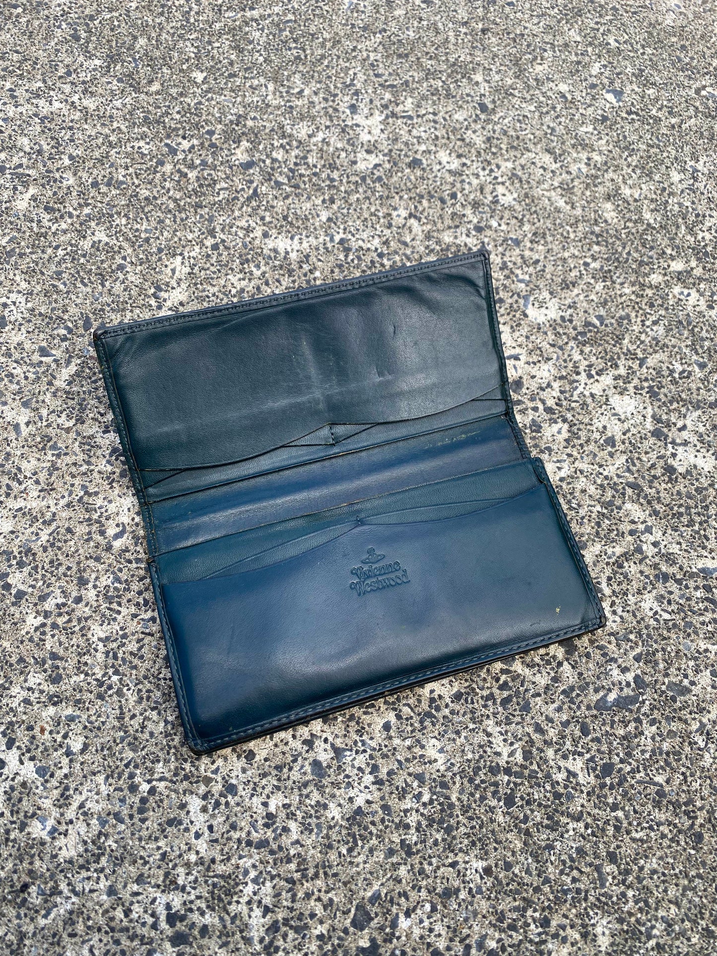 Vivienne Westwood Purple Orb Long Wallet