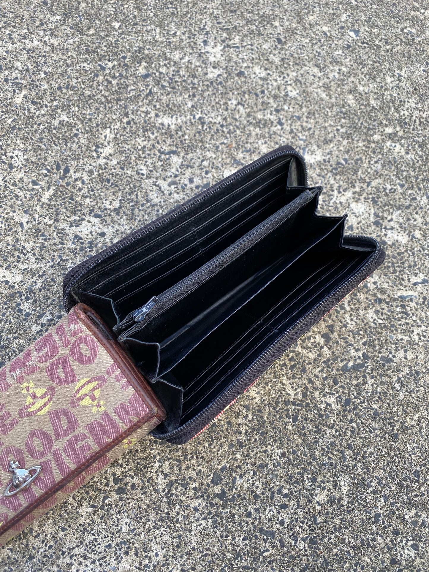 Vivienne Westwood Tartan Zipper Wallet