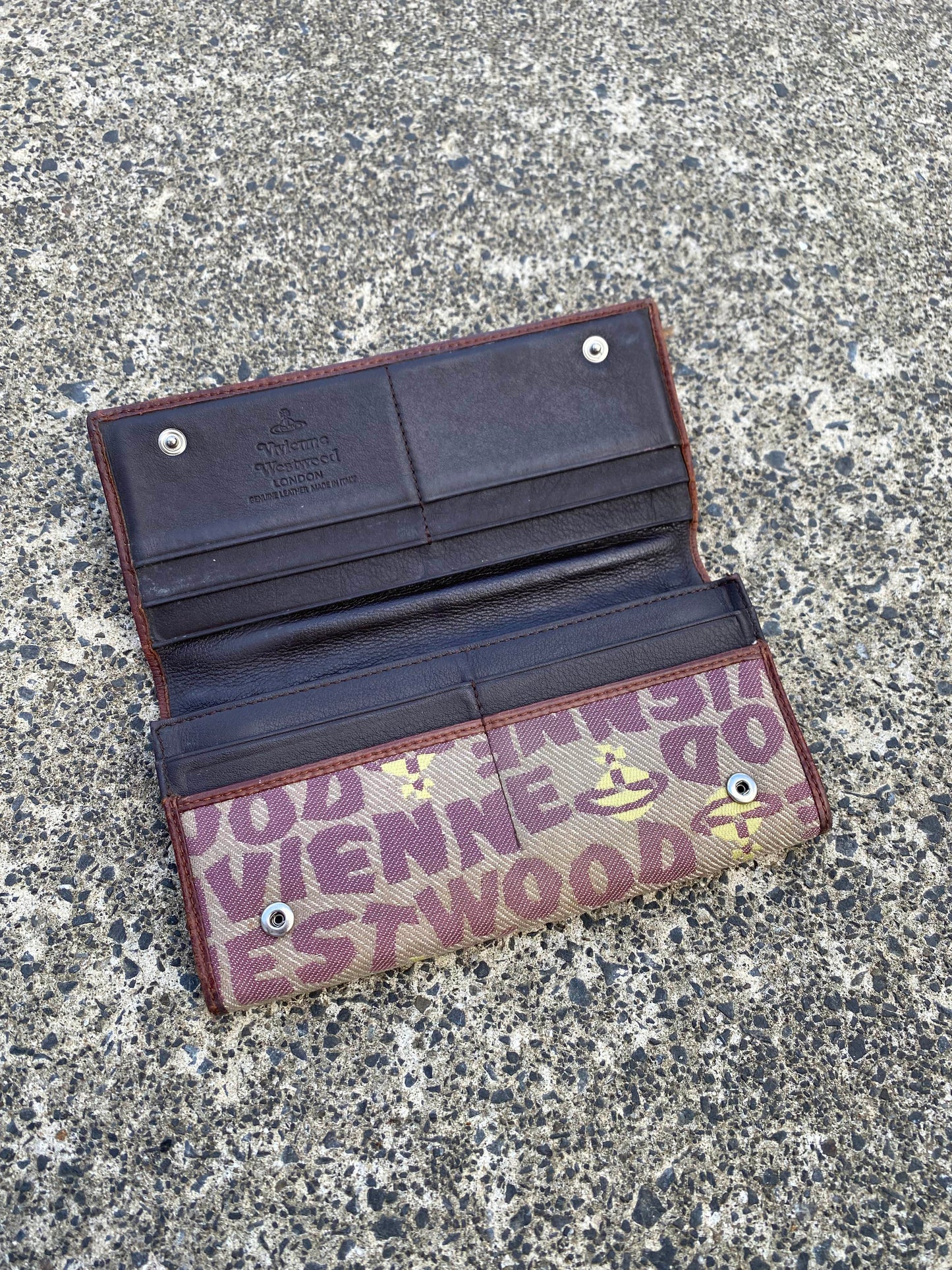 Vivienne Westwood Bi Fold Long Multi Orb Wallet