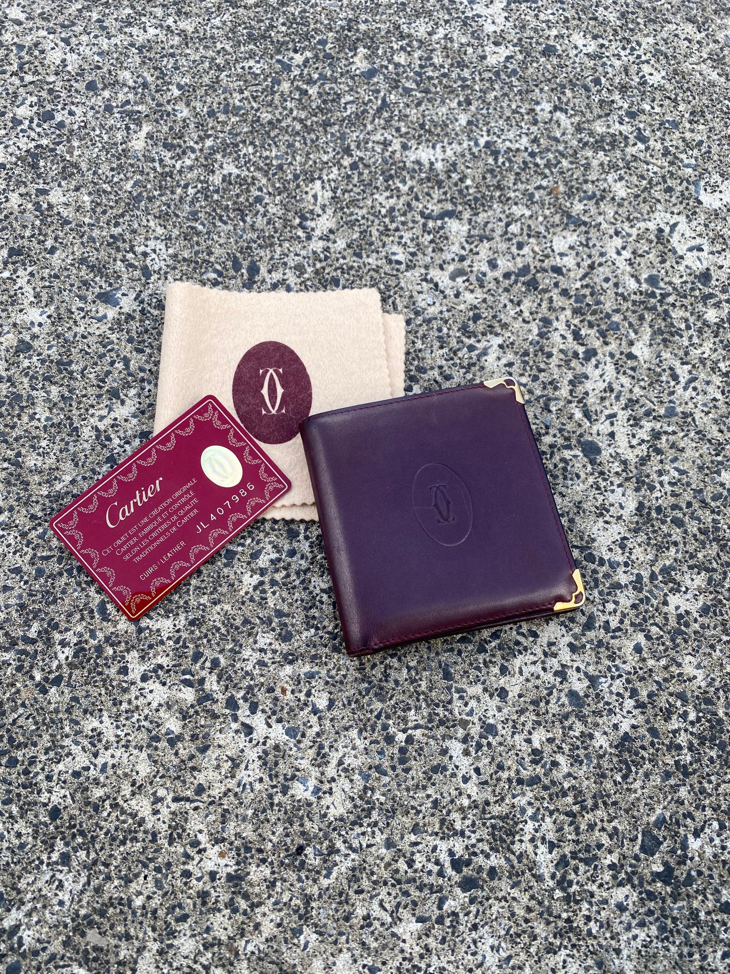 Cartier Bi Fold Wallet