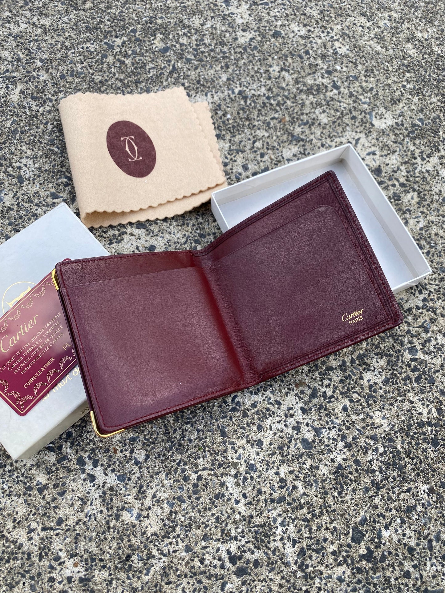 Cartier Bi Fold Wallet