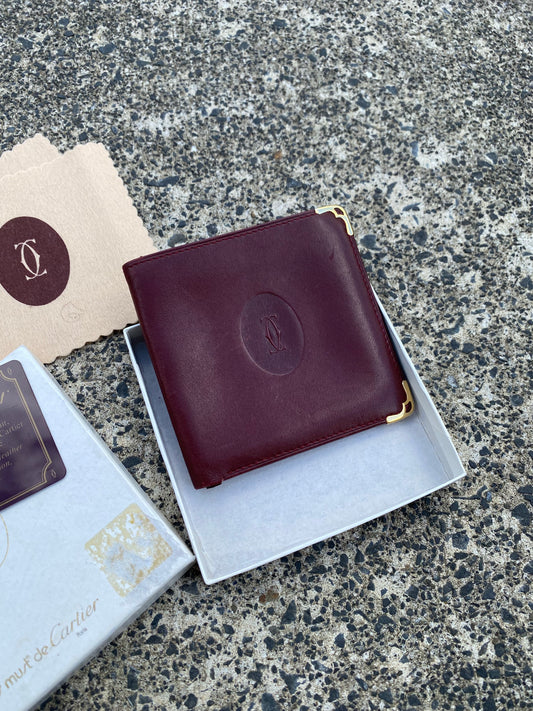 Cartier Bi Fold Wallet