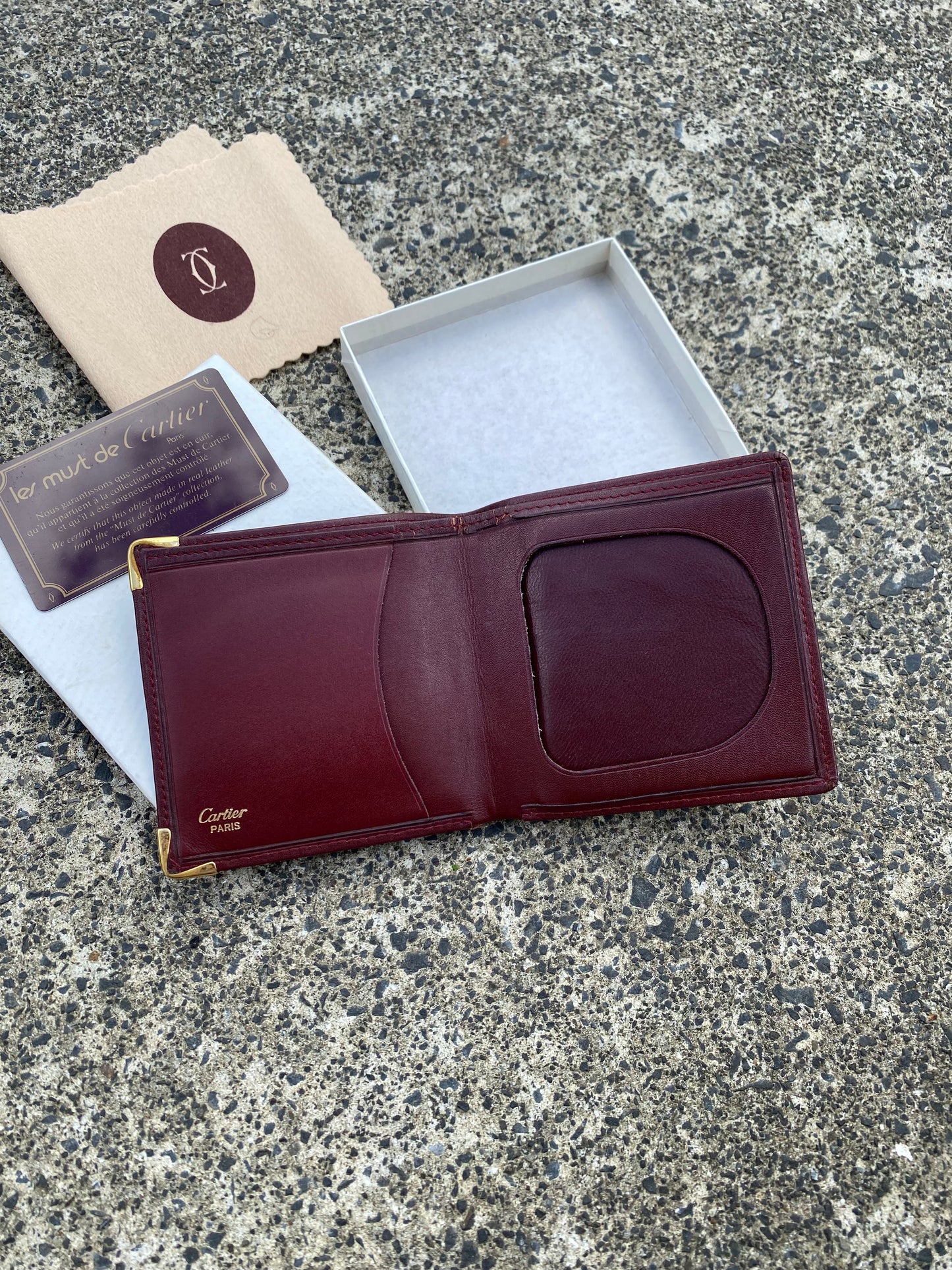 Cartier Bi Fold Wallet