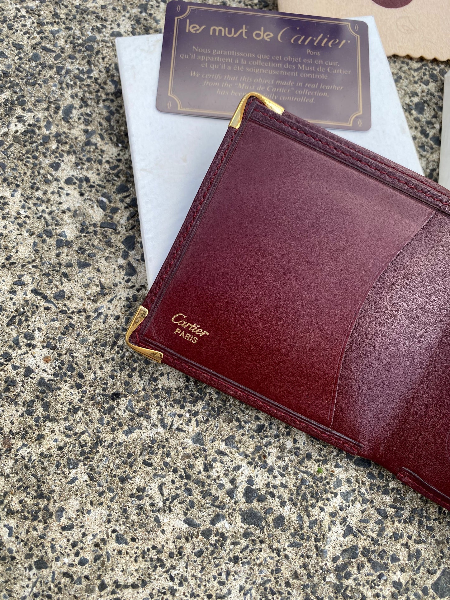 Cartier Bi Fold Wallet