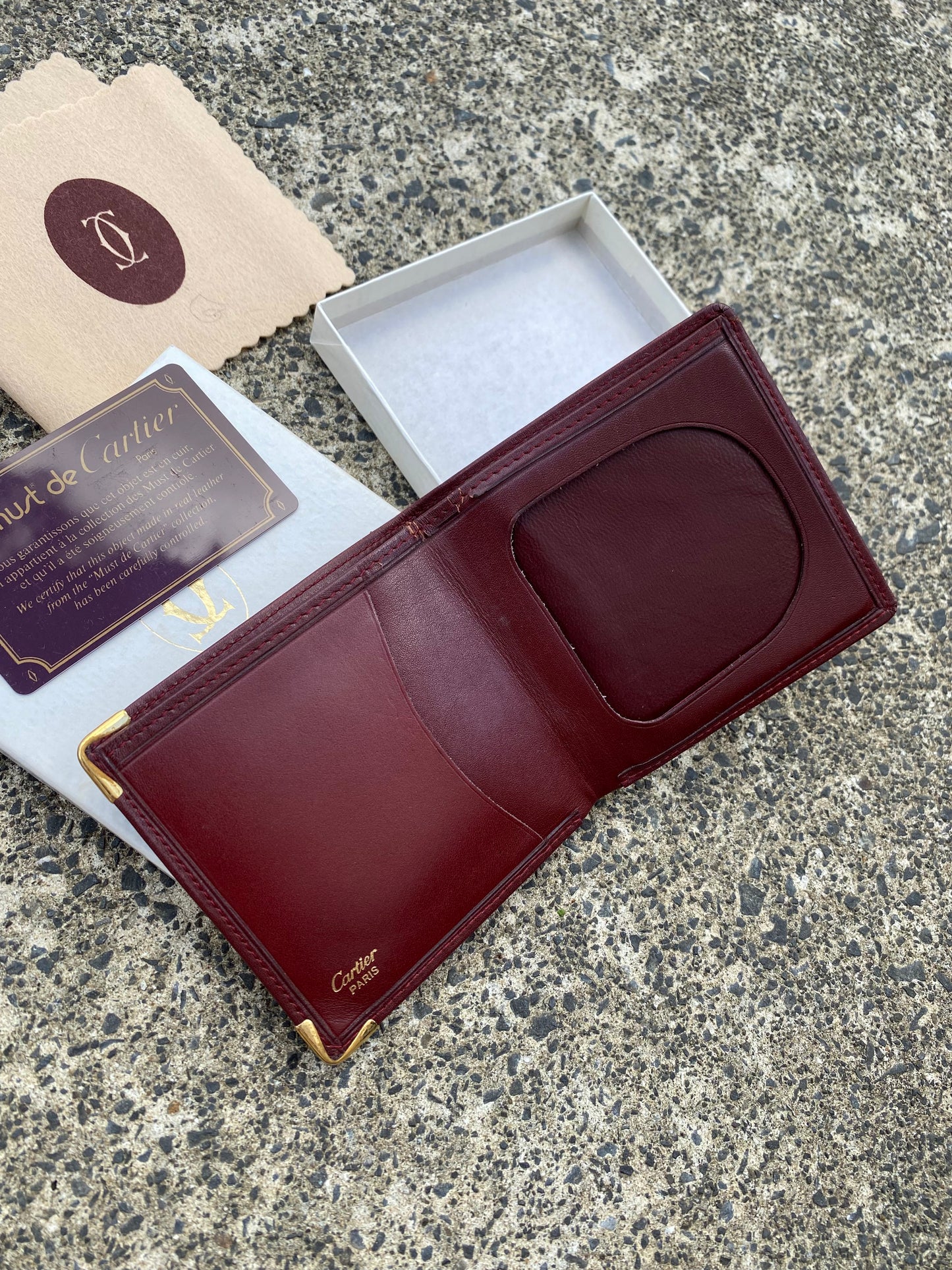 Cartier Bi Fold Wallet
