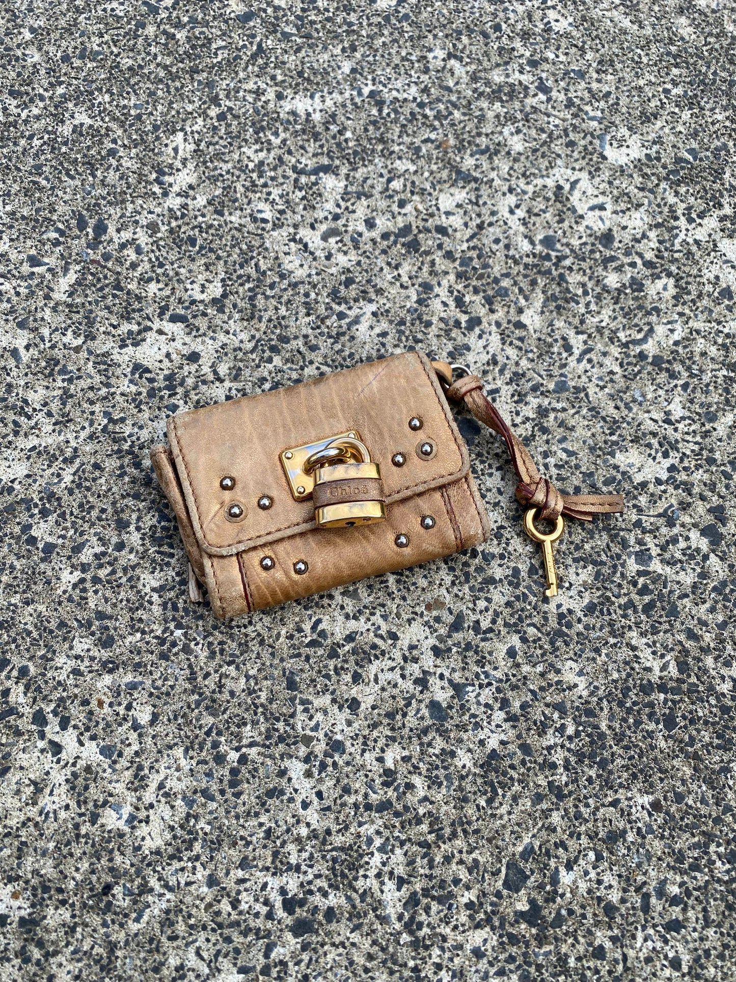 Chloe Gold Paddington Coin Wallet