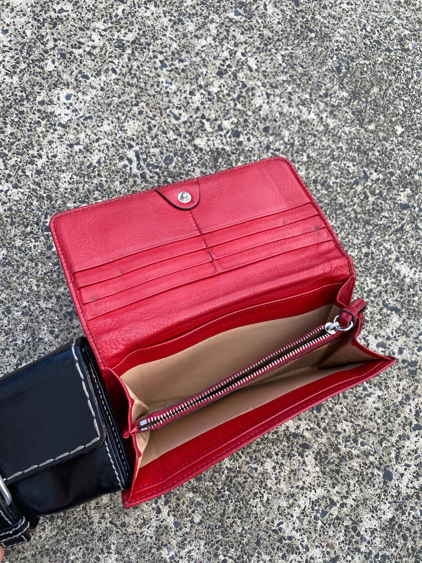 Chloe Paddington Red Bi-Fold Long Wallet