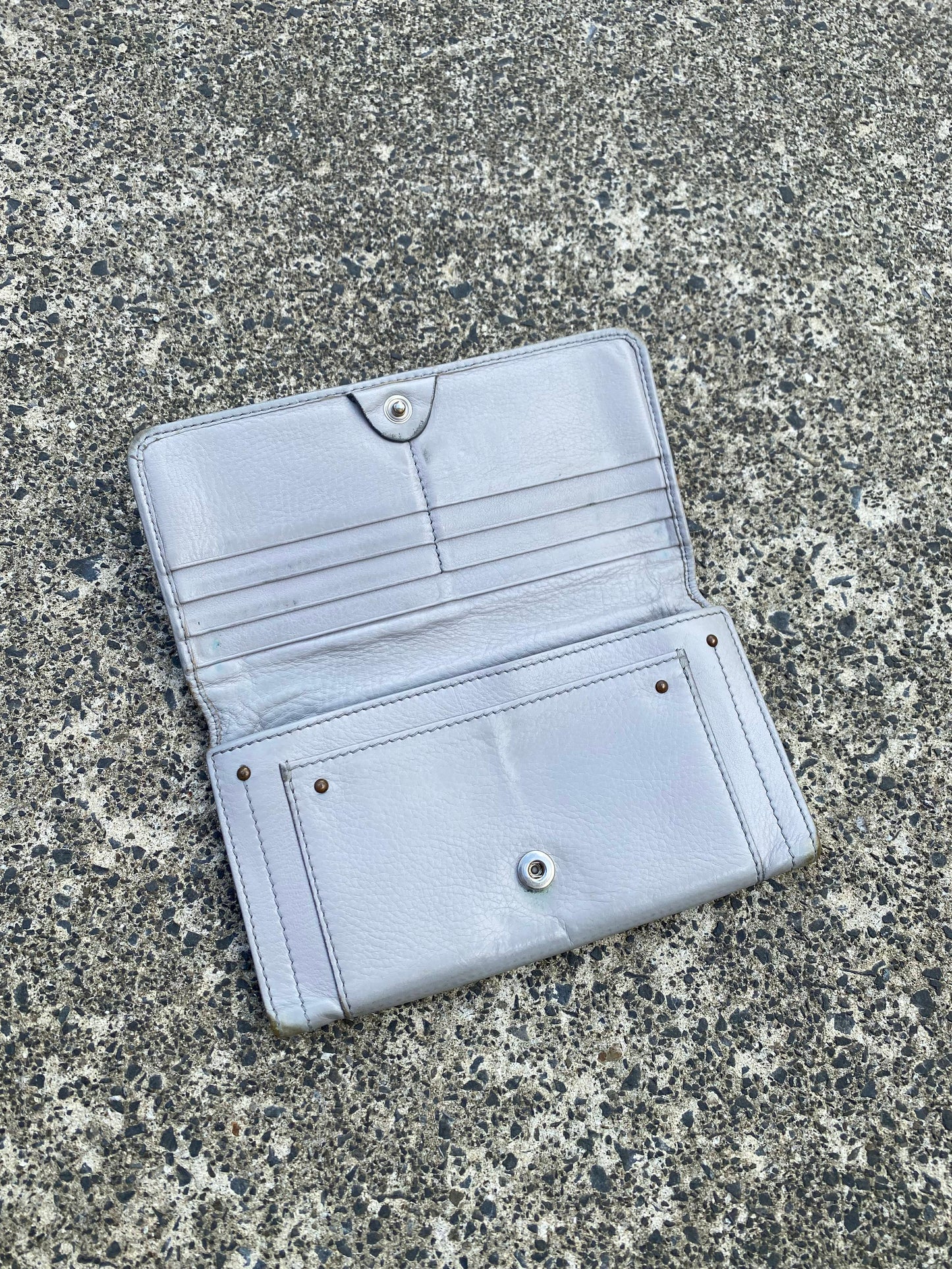 Chloe Paddington Light Blue Long Wallet