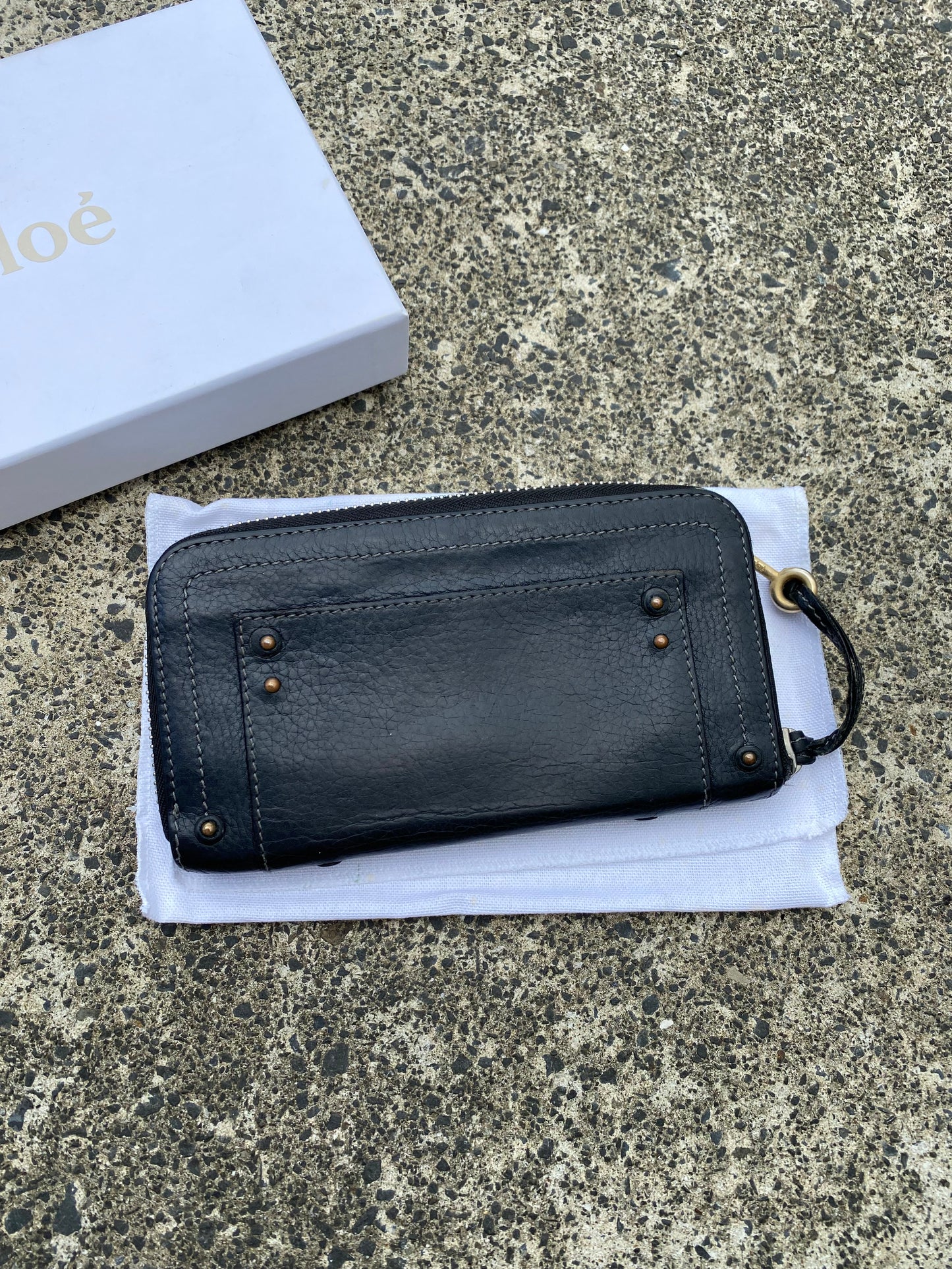 Black Chloe Paddington Wallet - Box & Cloth