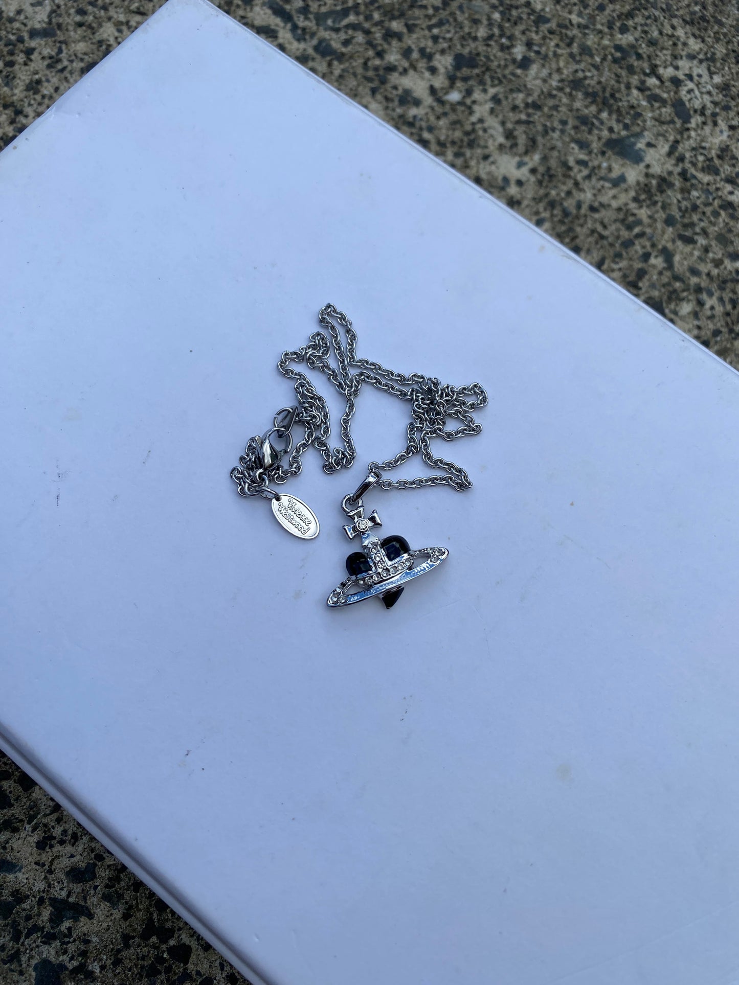 Vivienne Westwood Black Heart Chain